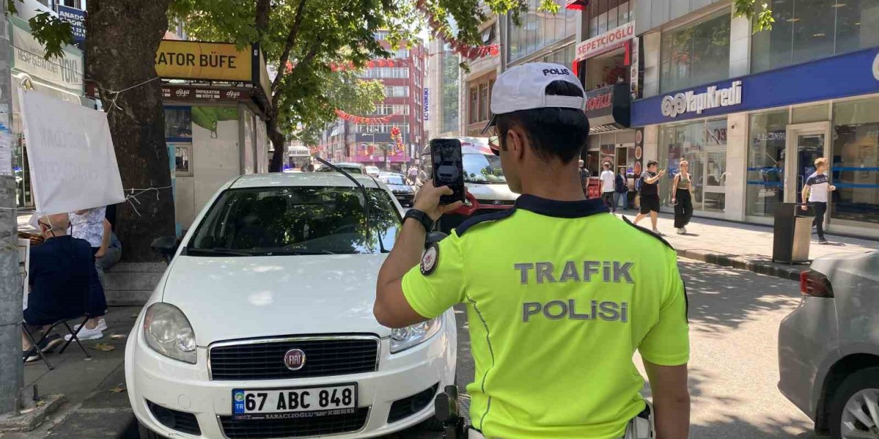 Uyarılara aldırış etmeyen sürücülere ceza kesildi