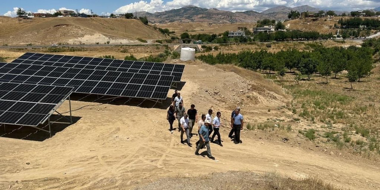 Kozluk’ta güneş enerjisi ile tarımsal sulama