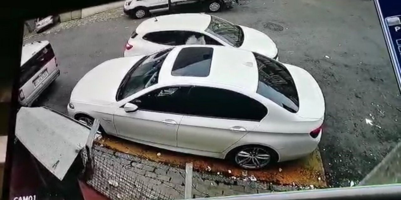Aracı soyulan sürücünün ’güvenlik kameralı önlemi’ işe yaramadı: Hırsızlık anı kamerada