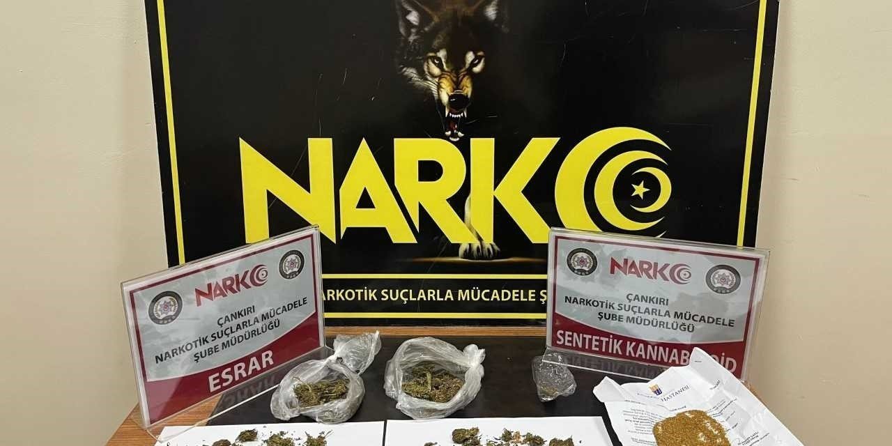 Çankırı’da narkotik denetimi: 4 şahıs hakkında adli işlem başlatıldı