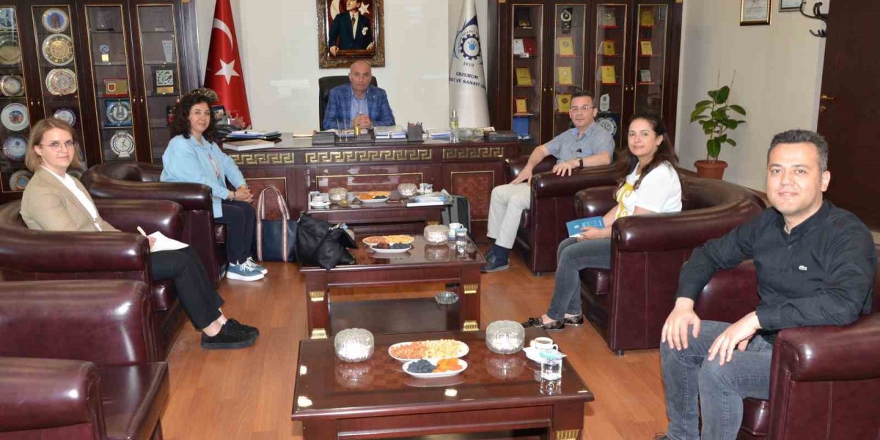 TÜBİTAK proje ekibinden  Özakalın’a ziyaret