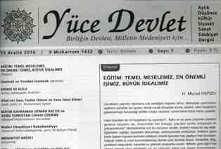 Yüce Devlet'in 7. sayısı çıktı