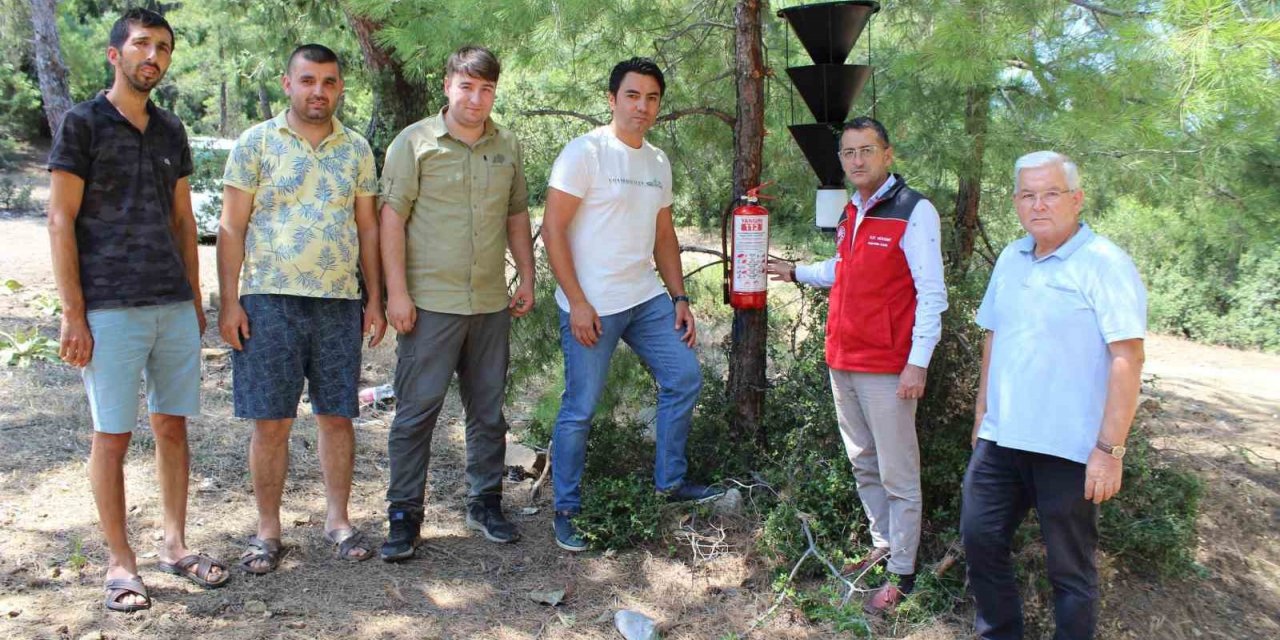 Marmaris’te arılık alanlarda yangın tedbirleri alındı