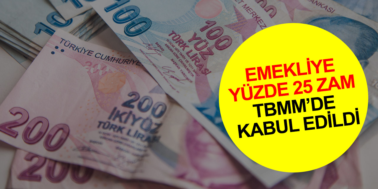 SSK ve Bağkur emekli aylıklarına zamma ilişkin madde değişiklik yapılmadan TBMM'de kabul edildi
