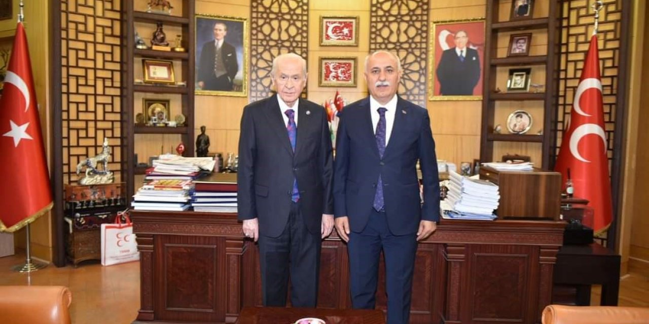 Başkan Aydın Bahçeli’yi ziyaret etti