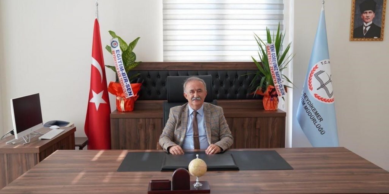 Seydikemerli müdür Şumur, İlçe Milli Eğitim Müdürü oldu