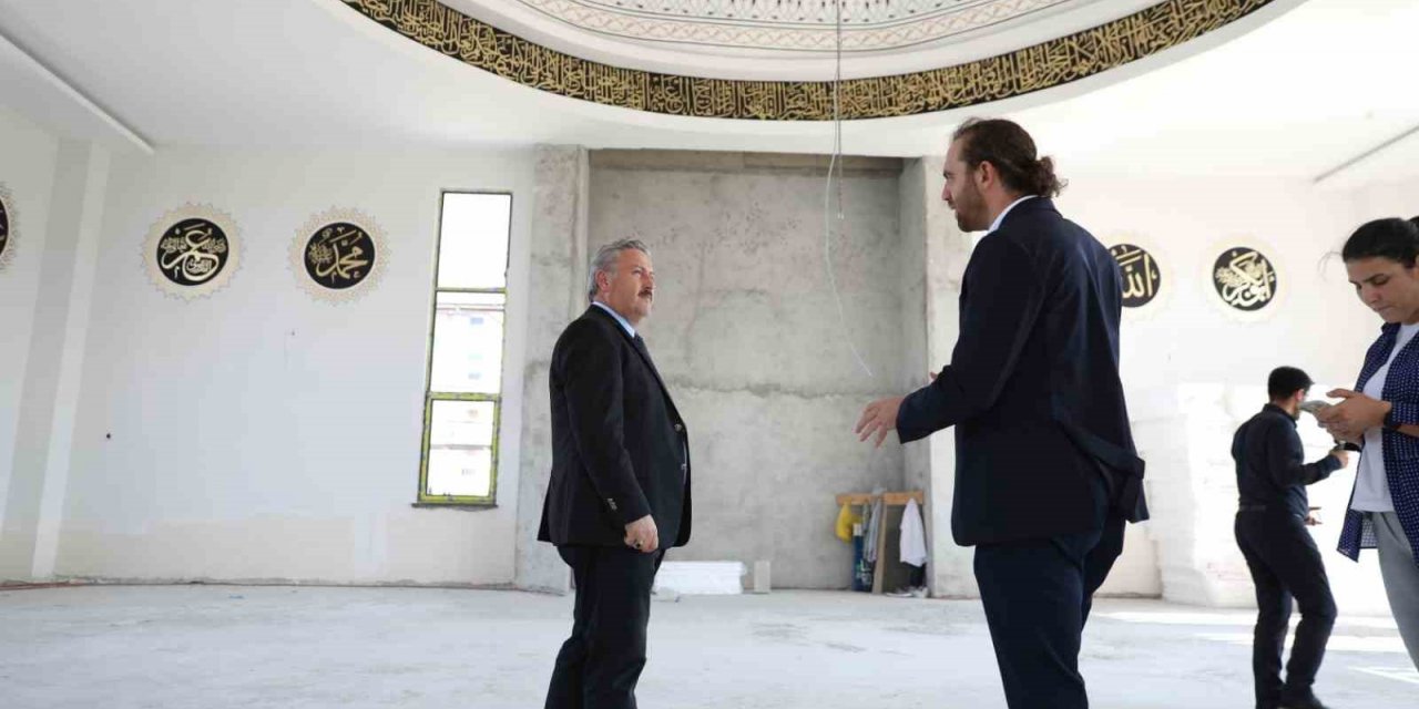 19 Mayıs Mahallesi’nde Mehmet Hisar Cami Yaz sonuna Tamamlanacak