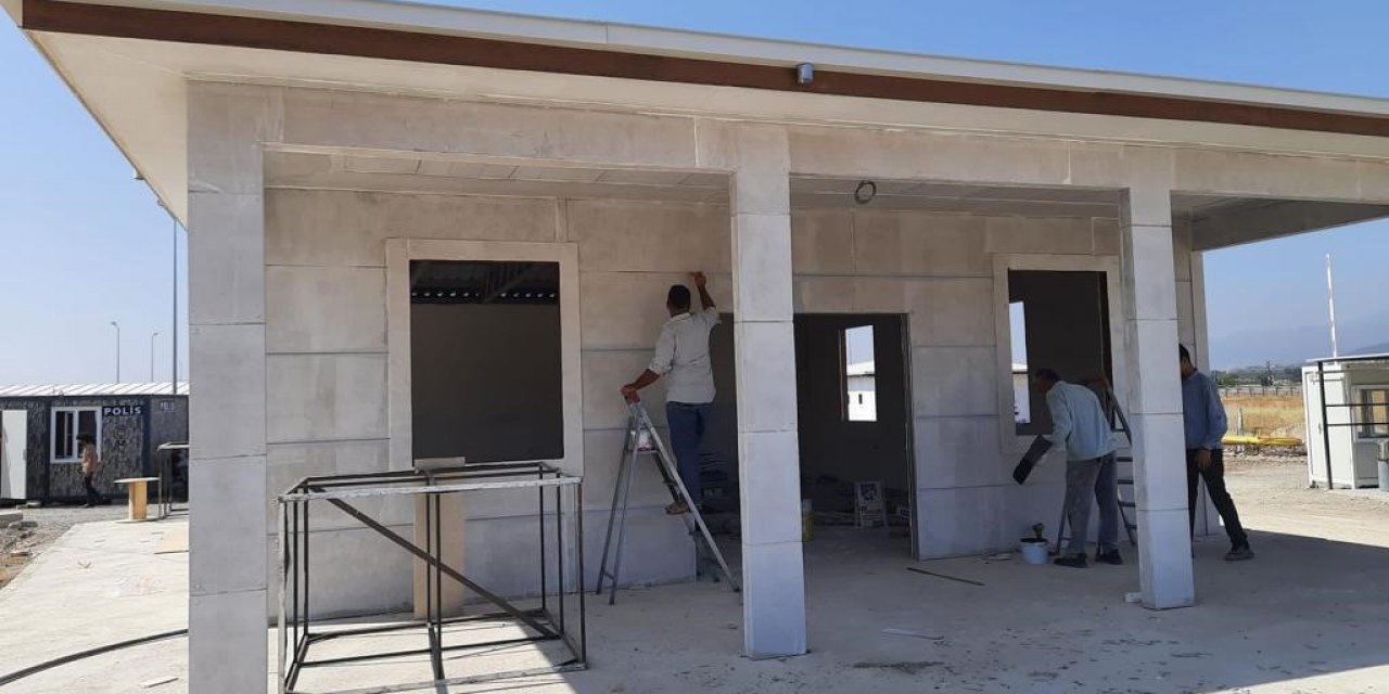 İslahiye Osmangazi Evleri’nde çalışmalar tam gaz