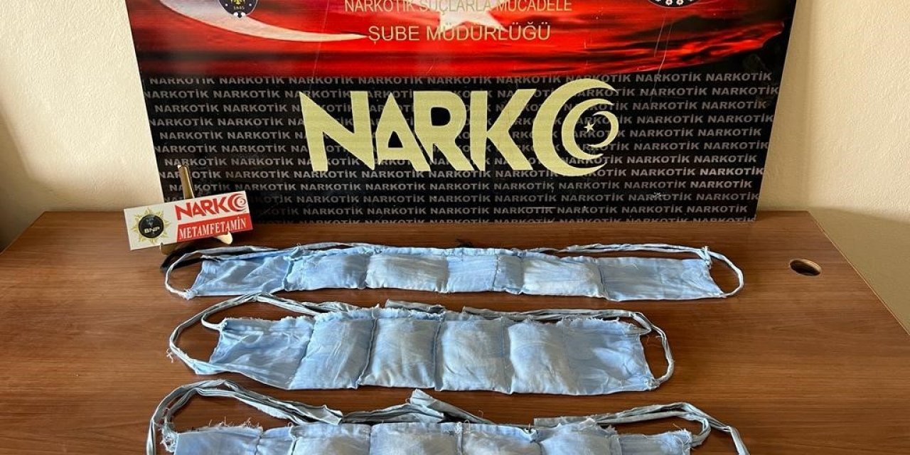 Batman’da cerrahi eldivenler içinde metamfetamin ele geçirildi