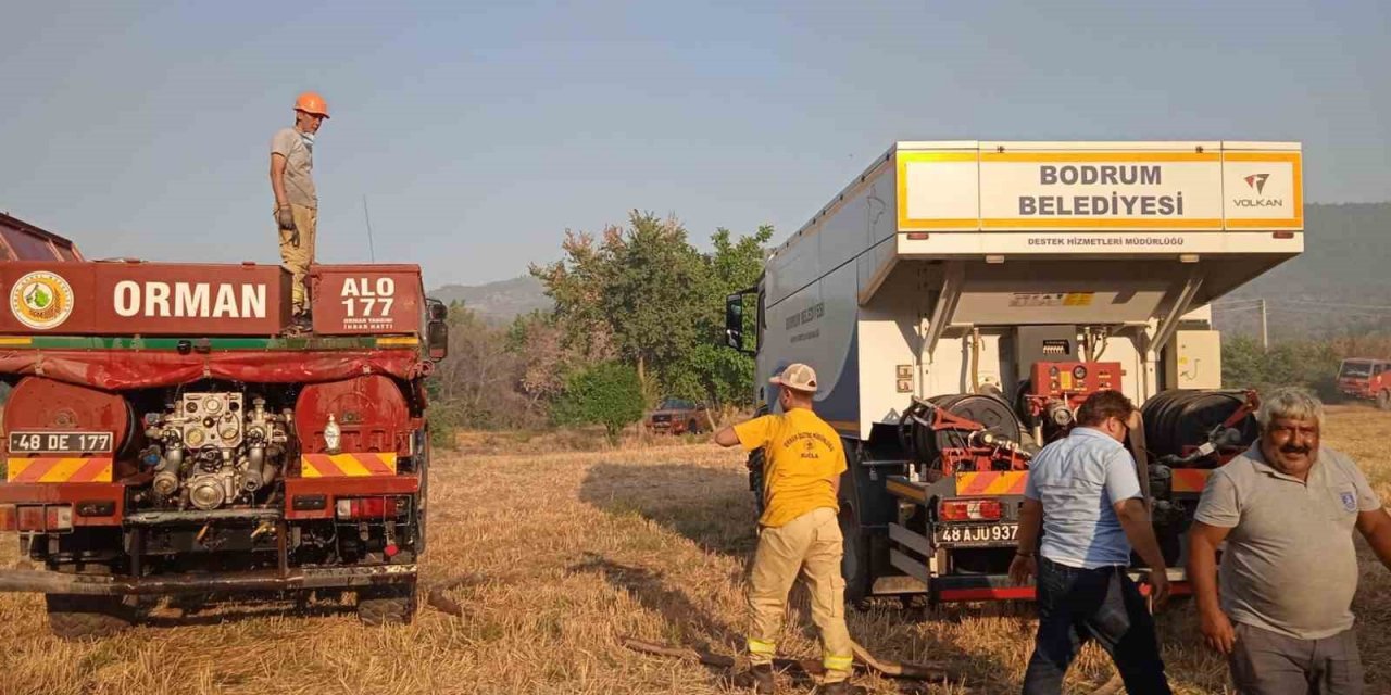 Belediye ekipleri yangın teyakkuzunda