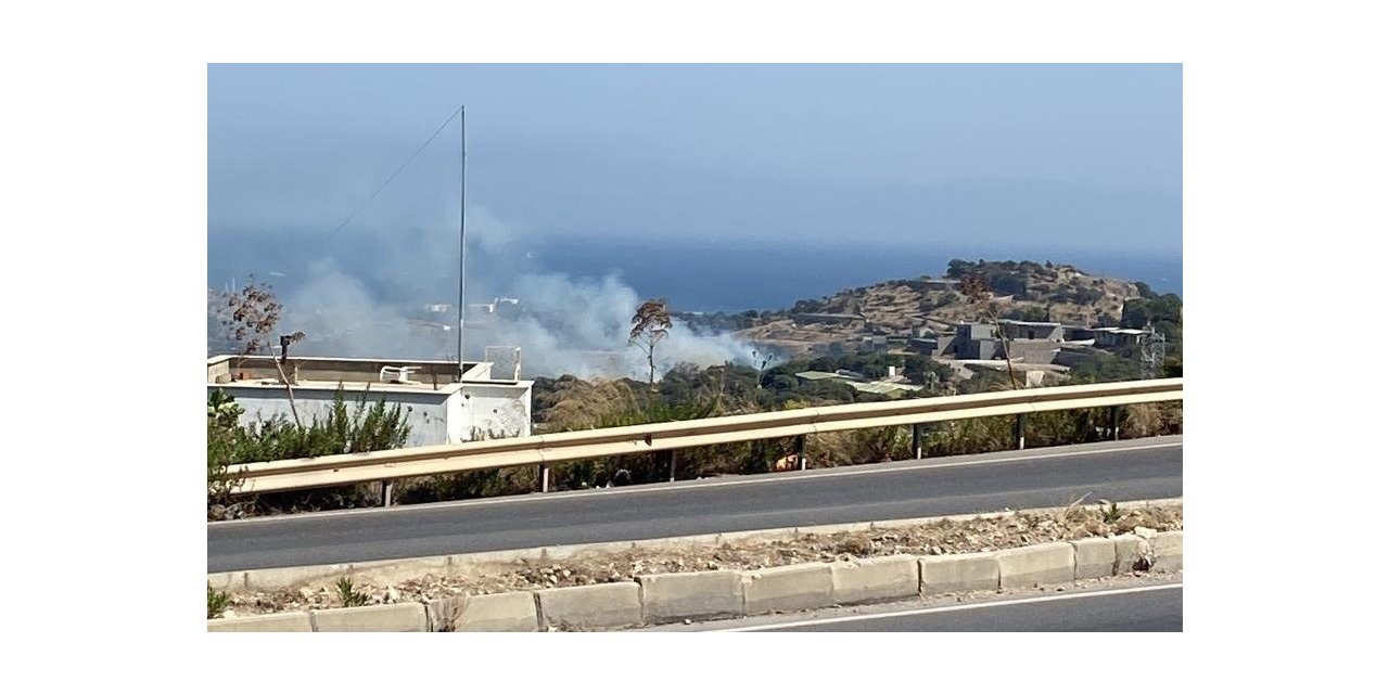 Bodrum’da 2 ayrı noktada yangın