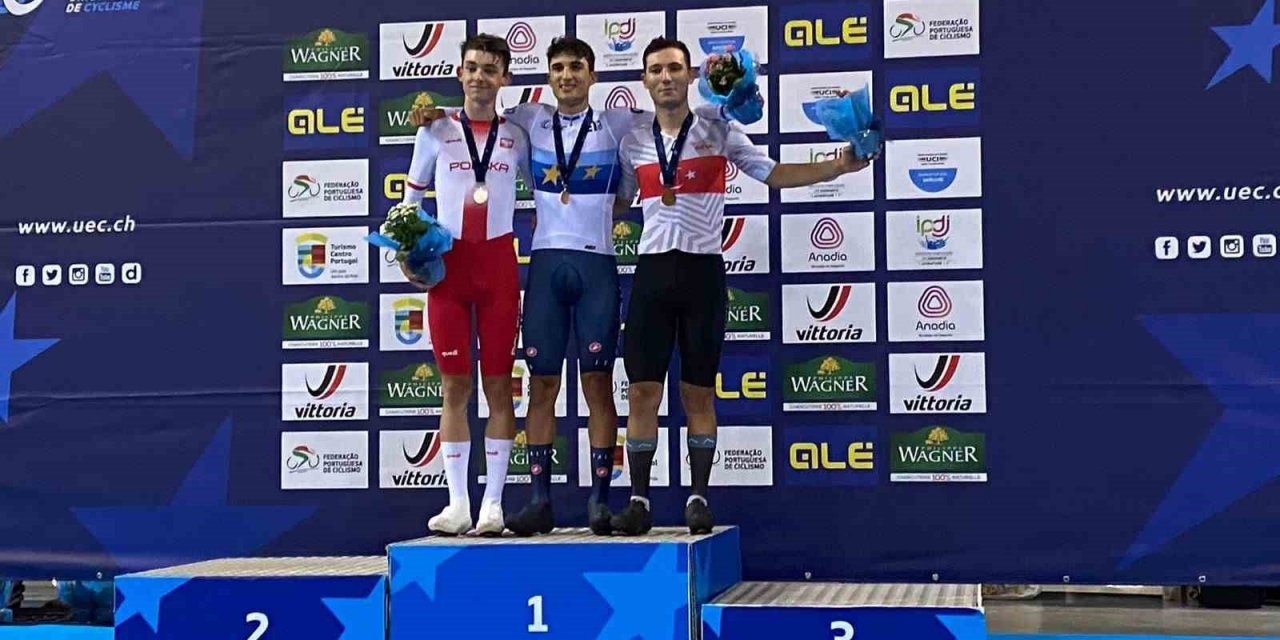 Milli bisikletçi Ramazan Yılmaz, Avrupa Pişt Şampiyonası’nda üçüncü oldu