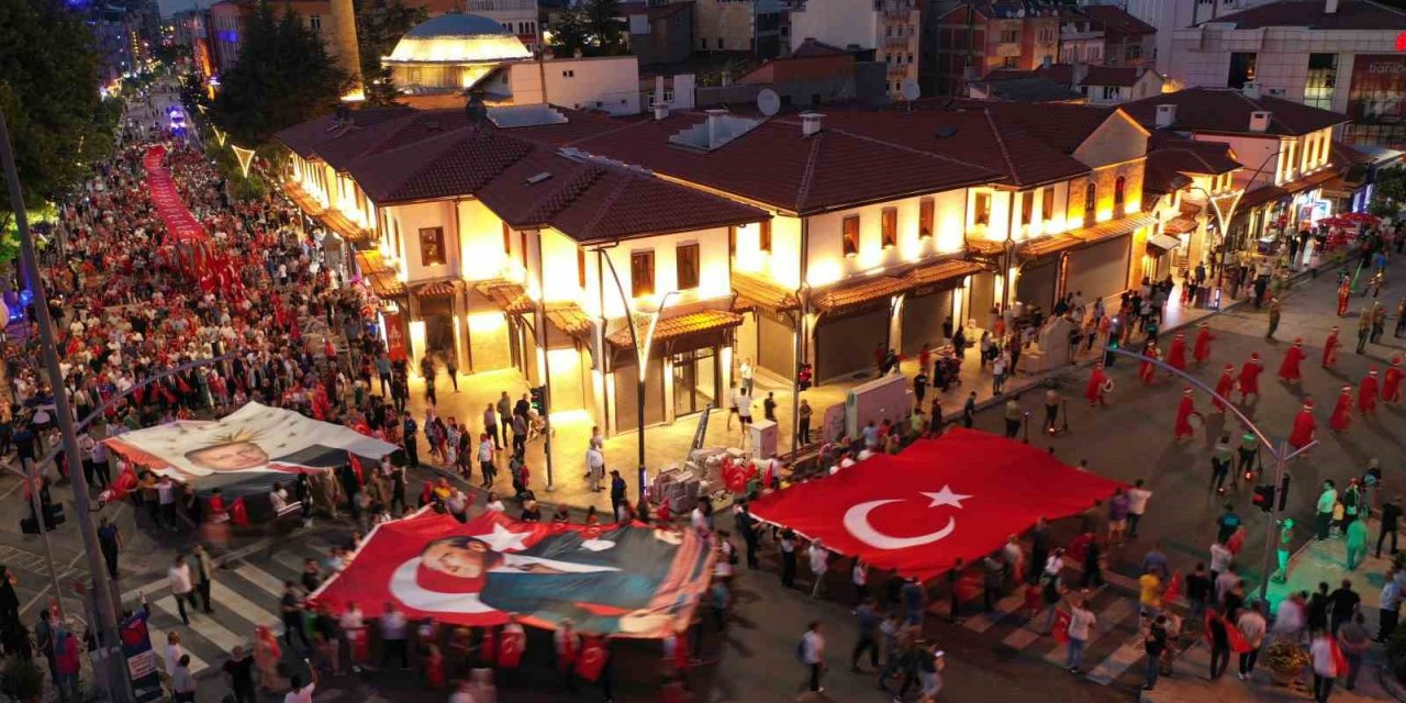 Isparta 15 Temmuz’un 7’nci yıl dönümünde tek yürek oldu