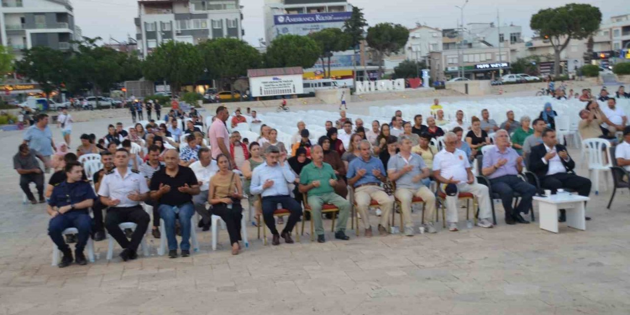 Didim’de 15 Temmuz Demokrasi ve Milli Birlik Günü meydanda kutlandı
