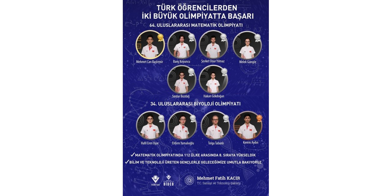 Türkiye’den iki büyük olimpiyatta tarihi başarı