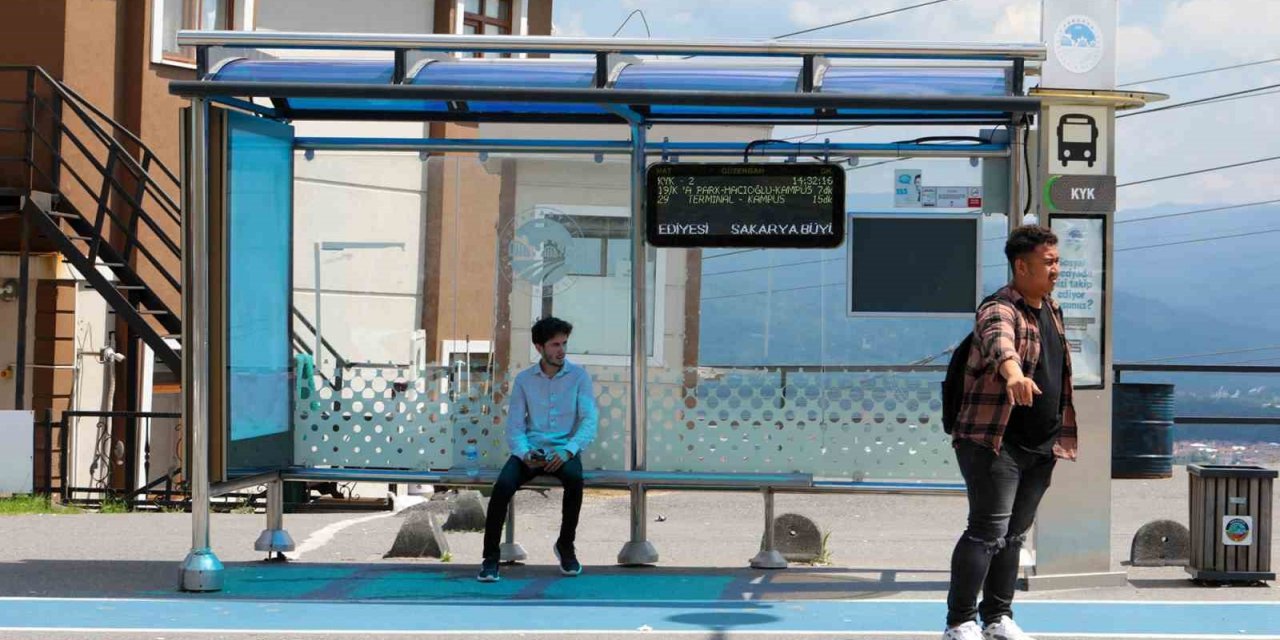 Akıllı duraklarla Sakarya’da yolculuk artık daha kolay