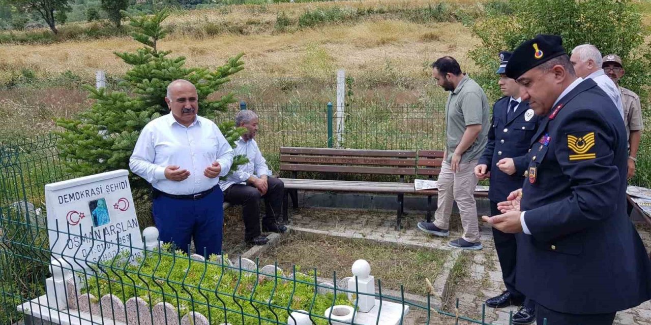 Bayat’ta 15 Temmuz şehitleri anıldı