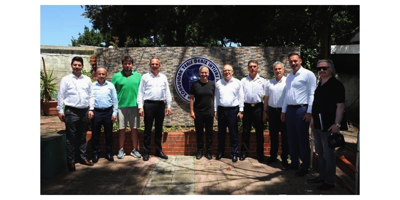 Zonguldak Tenis Deniz Spor Kulübü’nü ziyaret ettiler