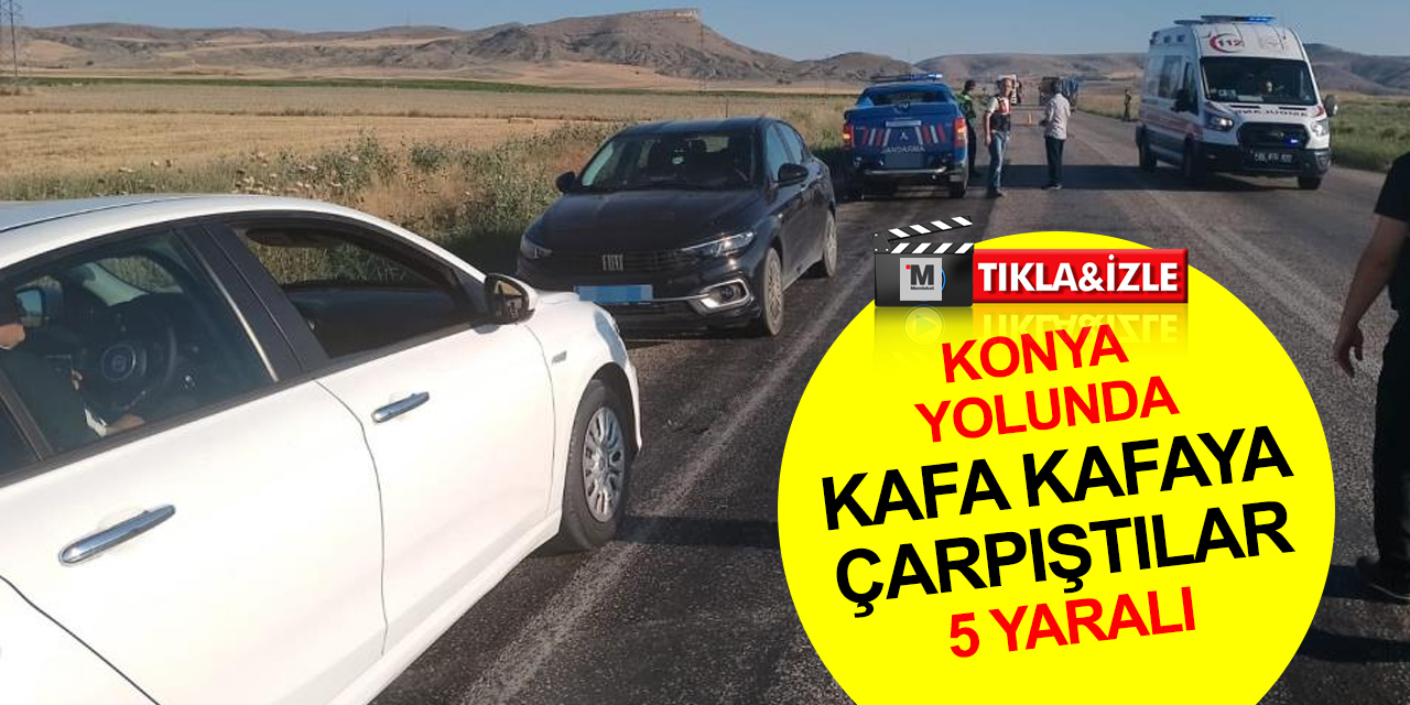 Ankara - Konya karayolunda trafik kazası: 5 yaralı