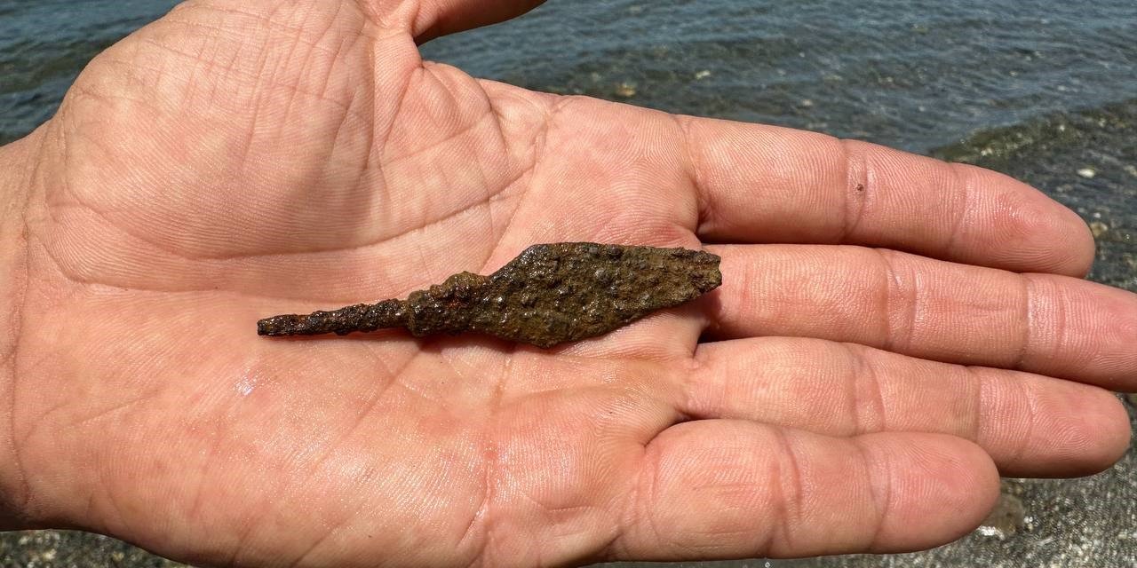 İznik Gölü’nden 2000 yıllık ok çıktı