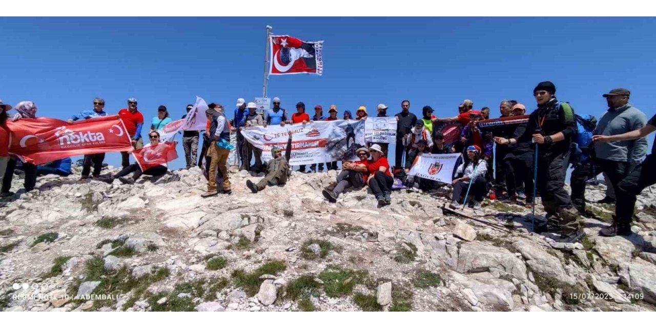 15 Temmuz şehitleri Uludağ’ın zirvesinde anıldı