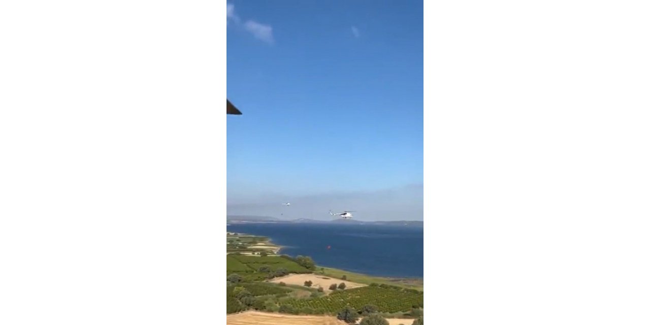 Tarım ve Orman Bakanlığı: “Ekiplerimizin yangına havadan ve karadan etkin müdahalesi aralıksız devam ediyor”