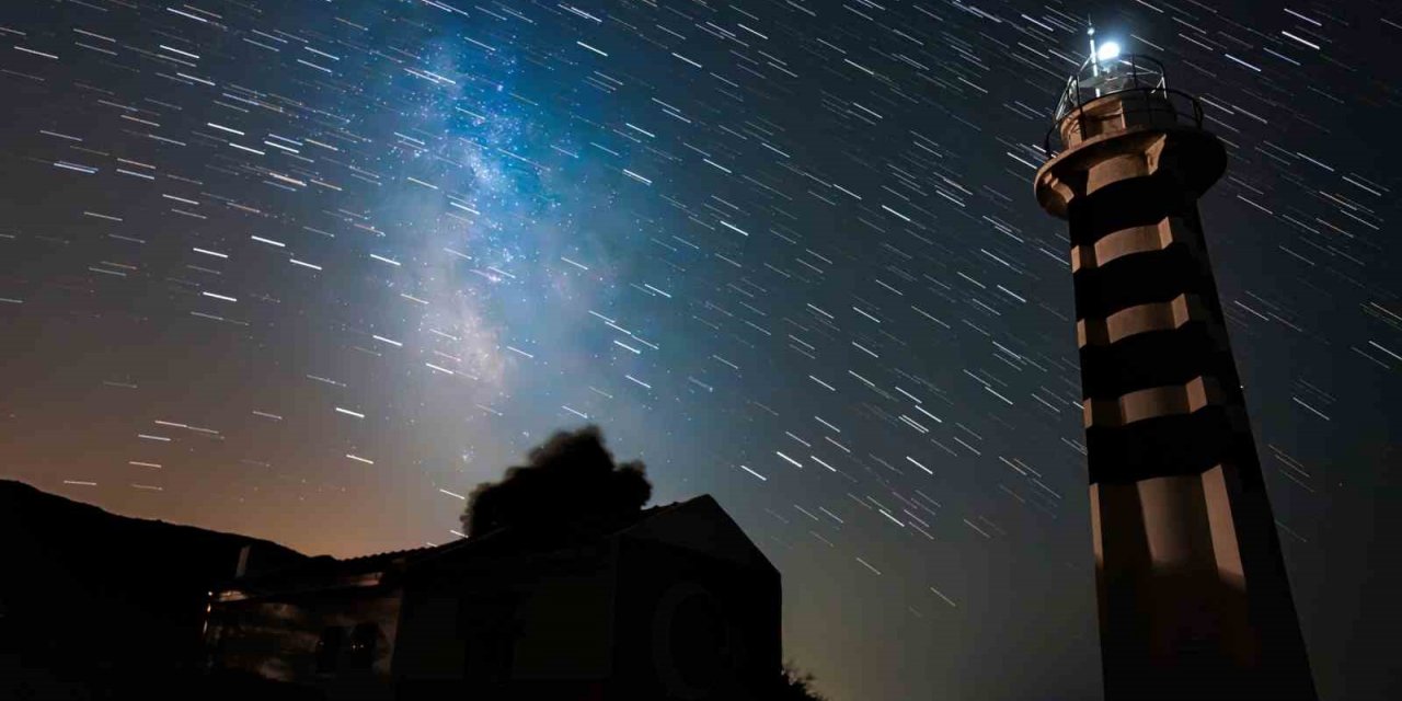 Sarpıncık Deniz Feneri’nde gökyüzü şöleni