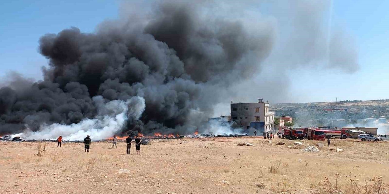 Gaziantep’te çöplük yangını korkuttu