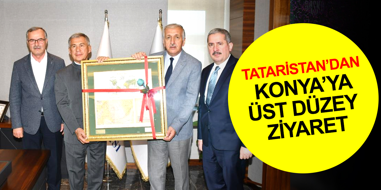 Tataristan Cumhurbaşkanı Minnihanov Konya’da
