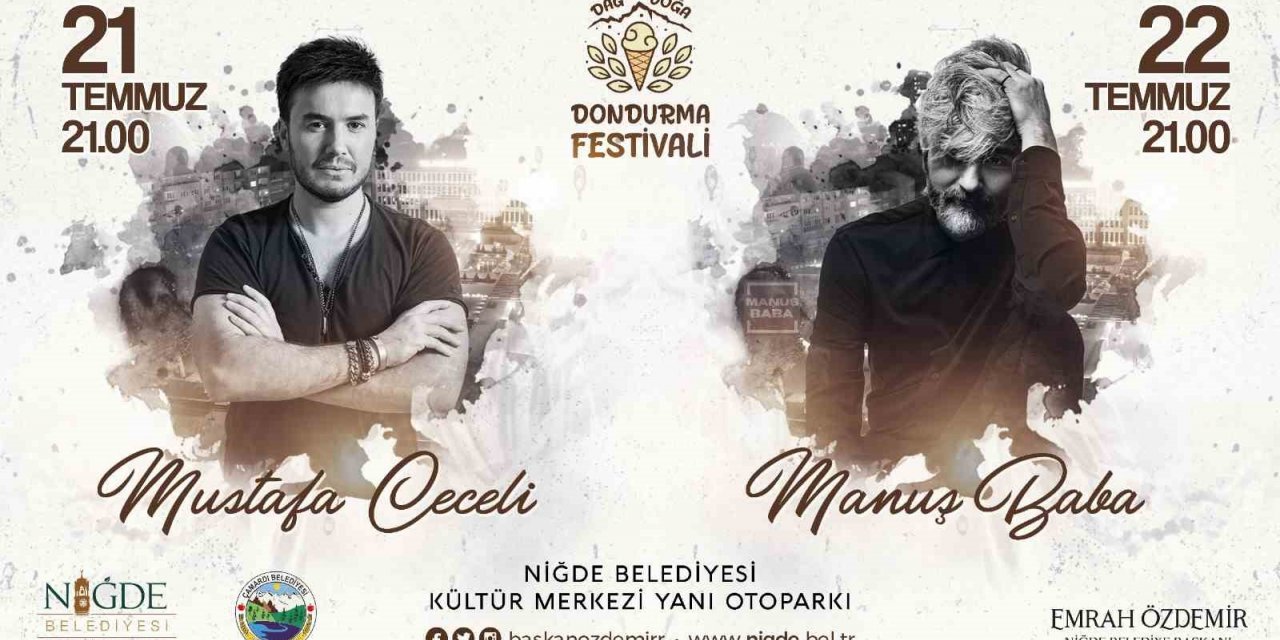 Niğde Belediyesi dağ, doğa ve dondurma festivali yapıyor