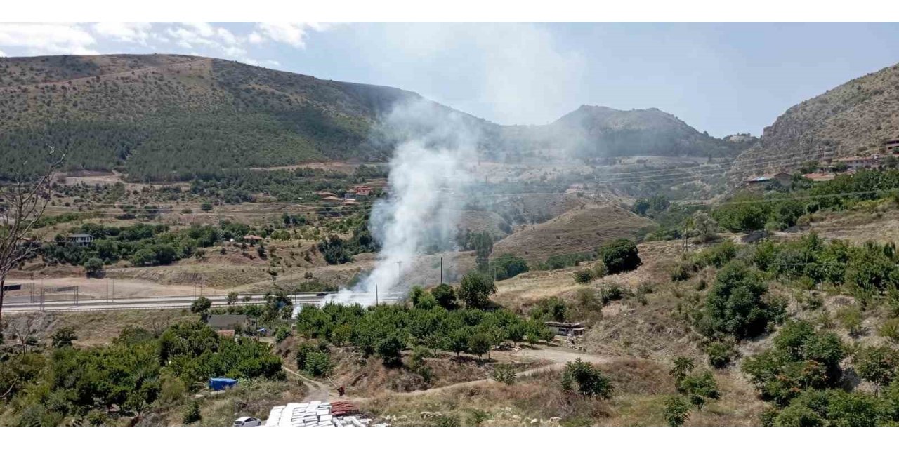 Amasya’da bağ evinde korkutan yangın