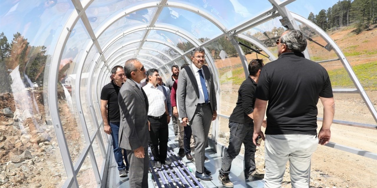 Gediz Murat Dağındaki yürüyen bant bölge turizmine önemli katkı sağlayacak