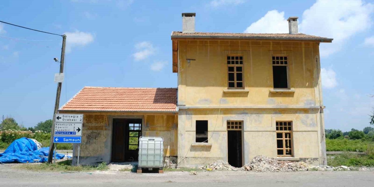 Tekkeköy’de tarihi yapılar yeniden hayat buluyor