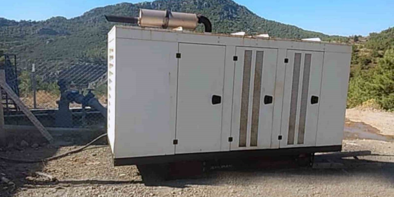 Datça’ya su iletimi için jeneratör