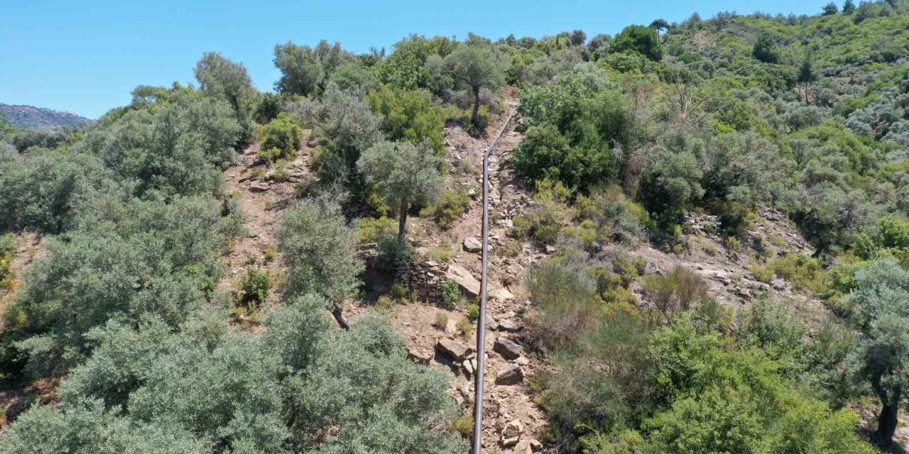 ASKİ, Söke Karakaya’ya Beşparmak Dağları’nın zirvesinden su sağladı