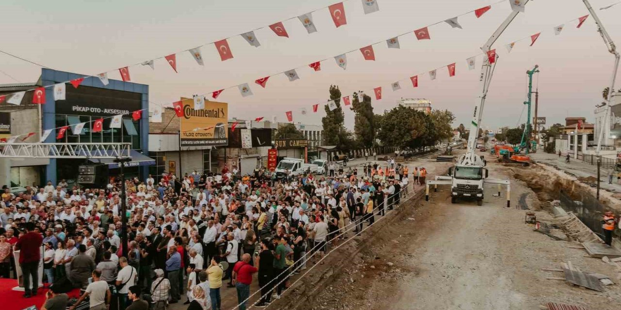 Şakirpaşa Altgeçidi’nin temeli atıldı
