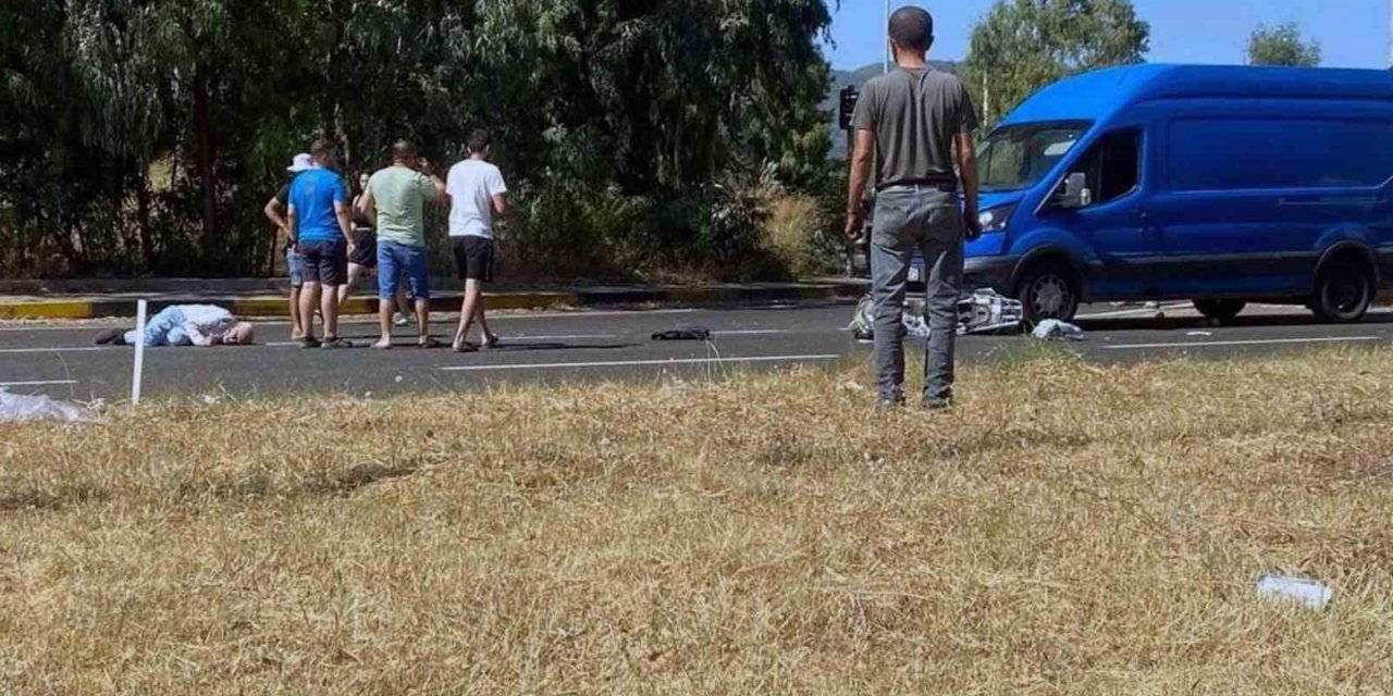 Gökova ışıklarda kaza: 1 ağır yaralı