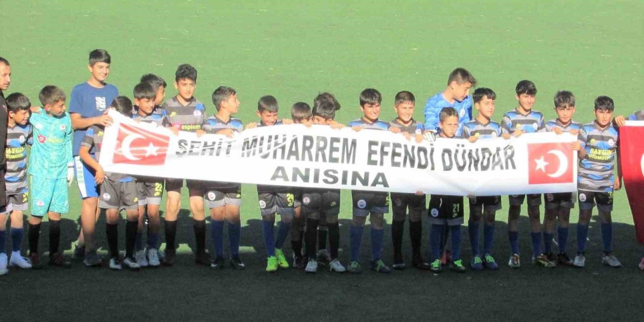 Şehit Muharrem Efendi Dündar anısına futbol turnuvası düzenlendi