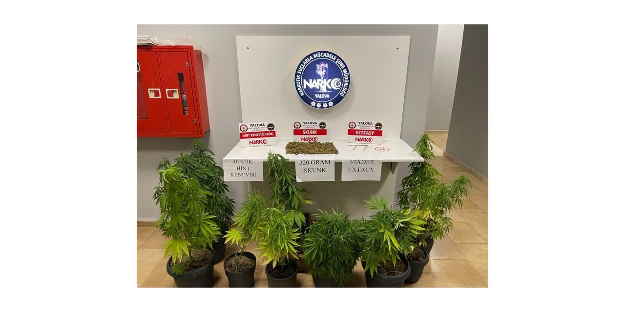 Yalova’da uyuşturucu operasyonu: 1 tutuklama