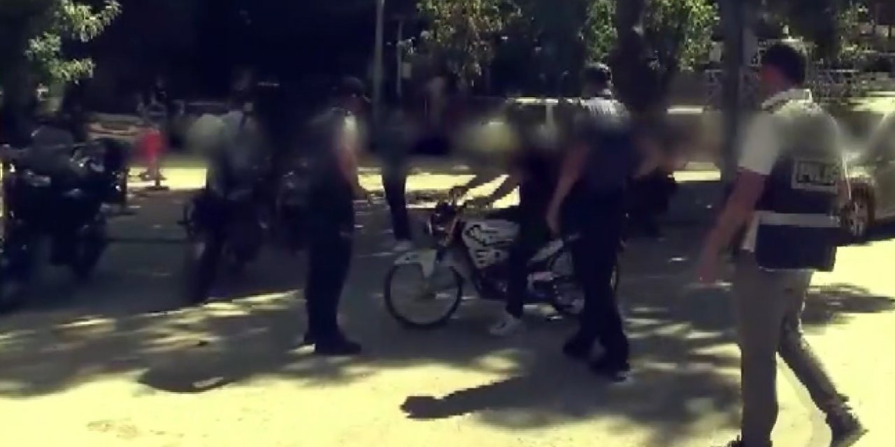 Gaziantep’te çalıntı motosiklet denetimi yapıldı
