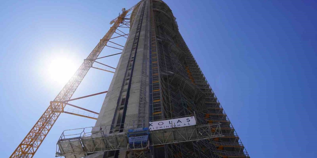 Keçiören Cumhuriyet Kulesi’nde çalışmalar devam ediyor