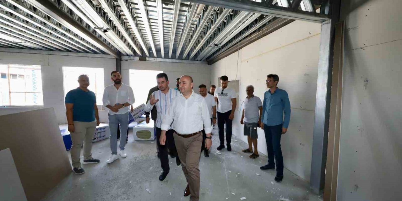 Çiftçi, spor yatırımlarını inceledi