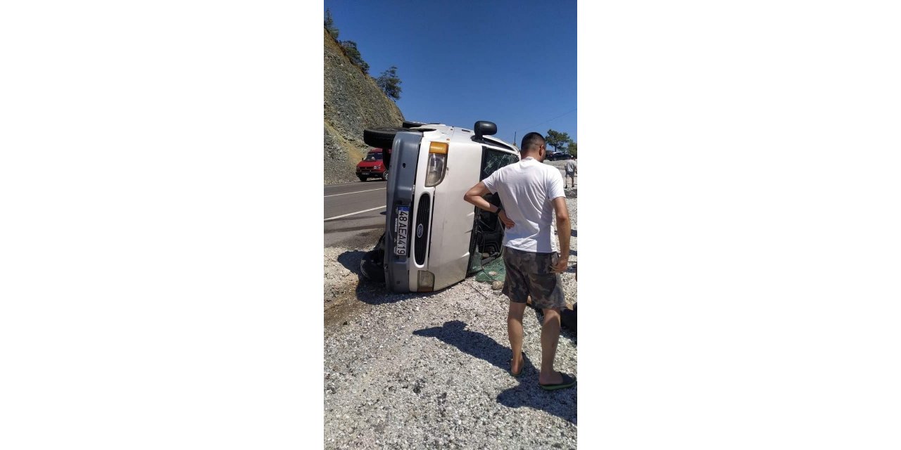 Marmaris’te trafik kazası: 1 yaralı