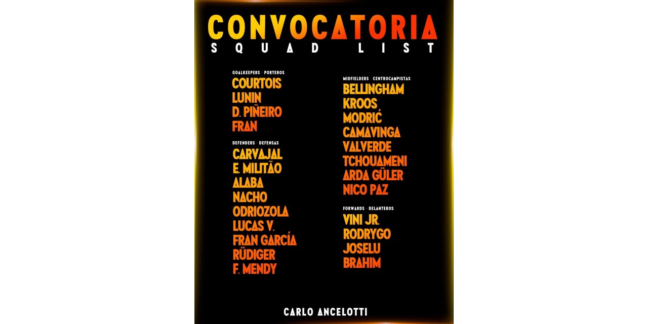 Real Madrid’in ABD hazırlık kampı kadrosu belli oldu