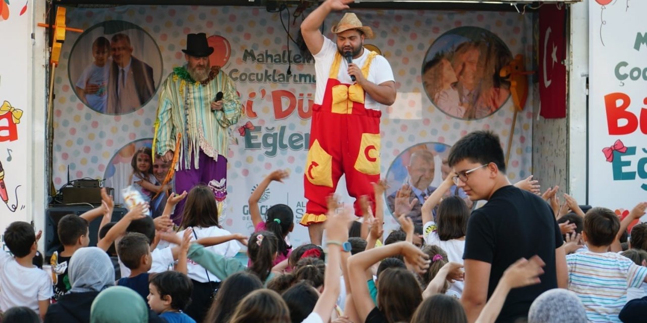 Gölcüklü çocuklar bu yaz da doyasıya eğleniyor