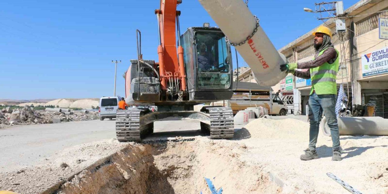 Şanlıurfa’da alt yapı çalışmaları sürüyor