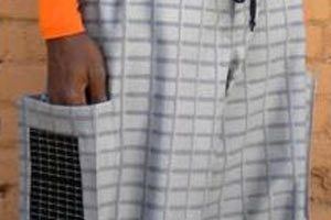 Şarjı bitenlere güneş panelli pantolon