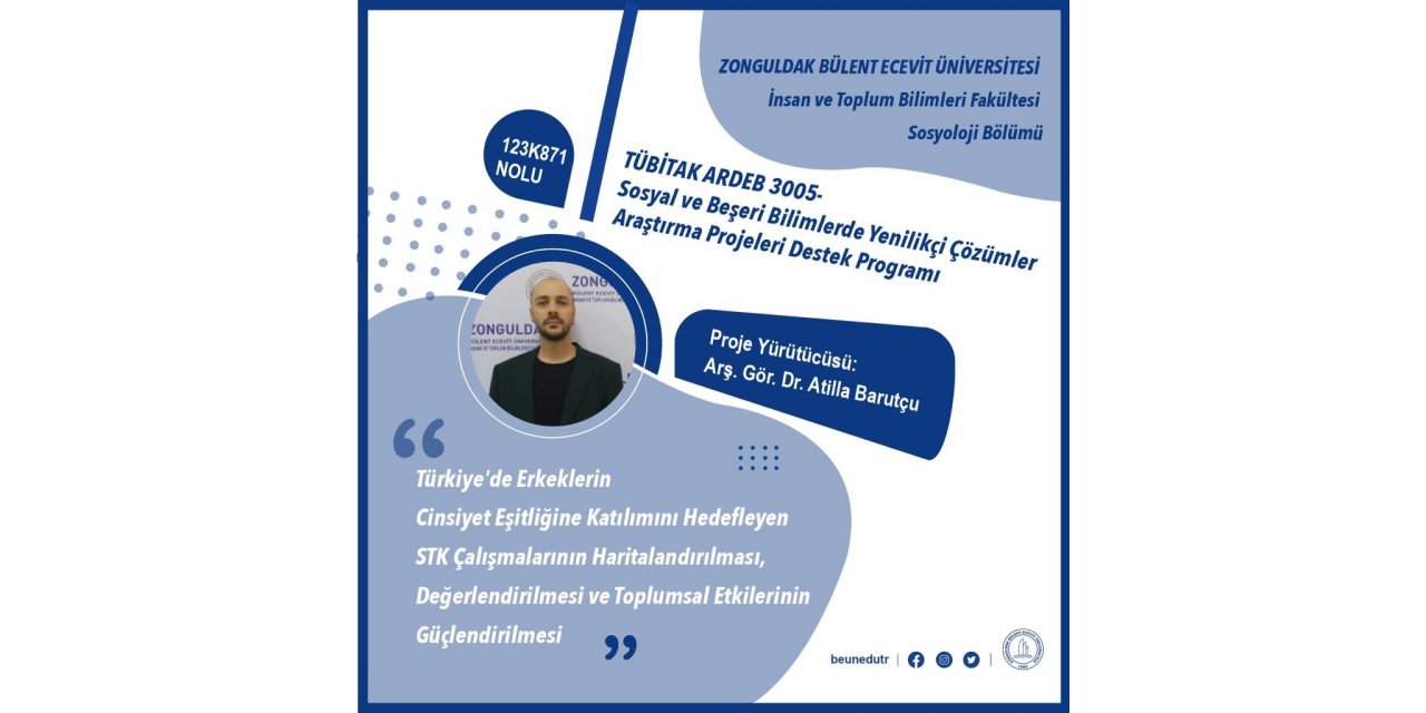ZBEÜ Sosyoloji Bölümü Öğretim Elemanının Projesine TÜBİTAK’tan destek