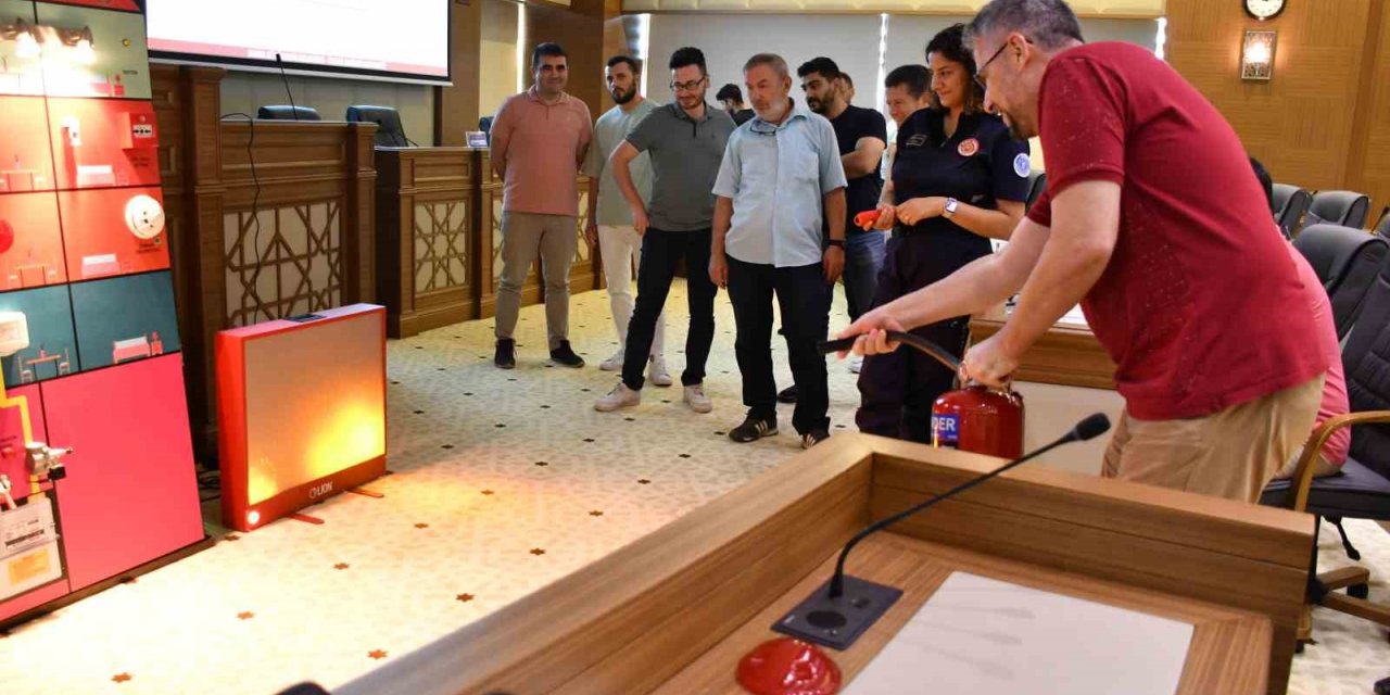 Ekipler acil duruma hazır