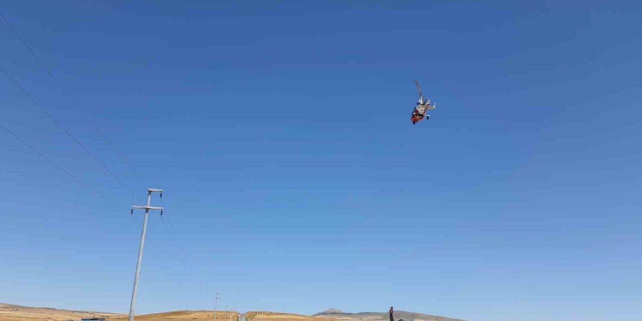 Nevşehir’de helikopterle havadan denetim yapıldı